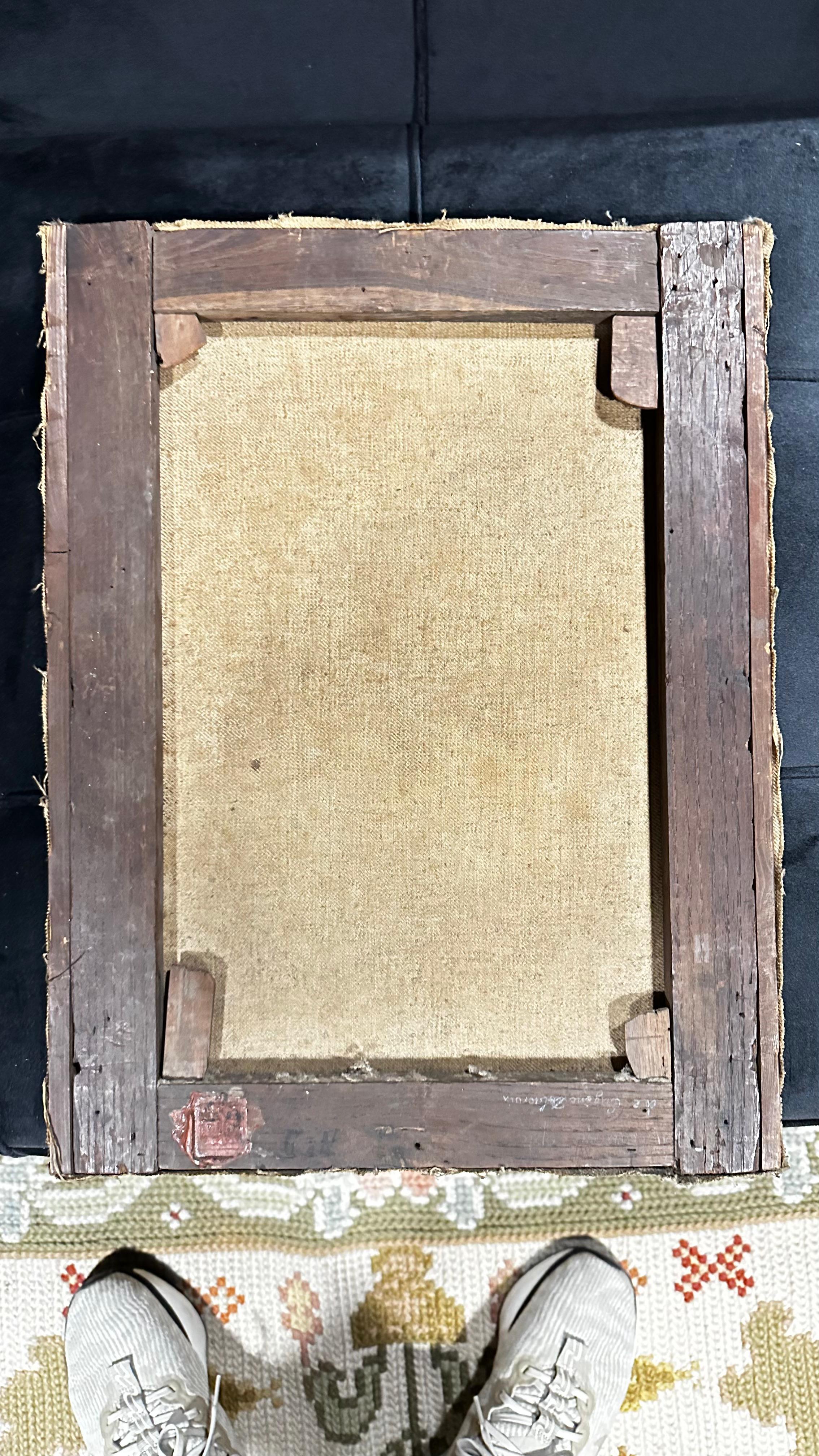 Excellente école italienne du XVIIe siècle. D'après Michelangelo Merisi, (After) Caravaggio en vente 3