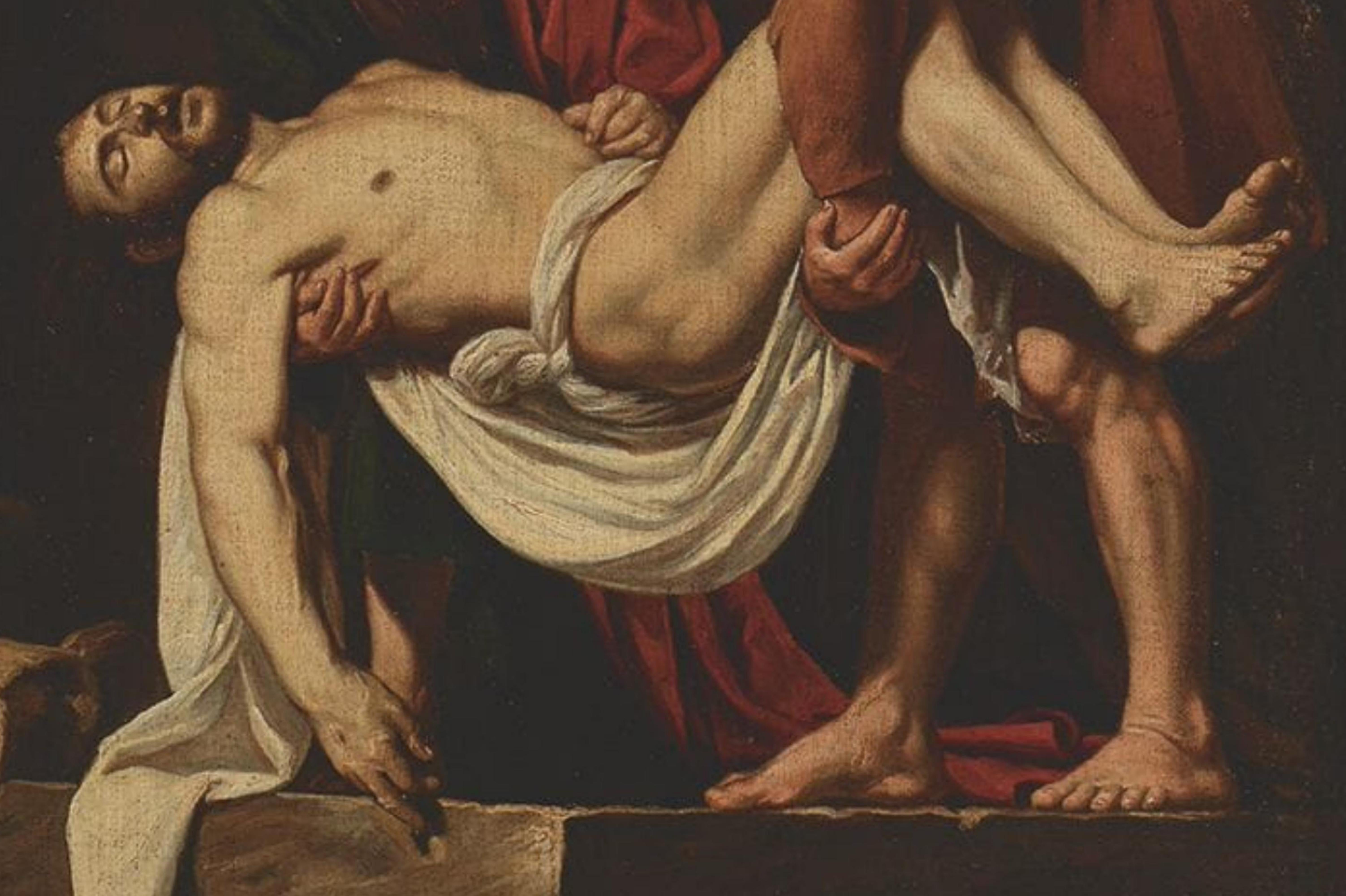 Excellente école italienne du XVIIe siècle. D'après Michelangelo Merisi, (After) Caravaggio Bon état - En vente à Madrid, ES