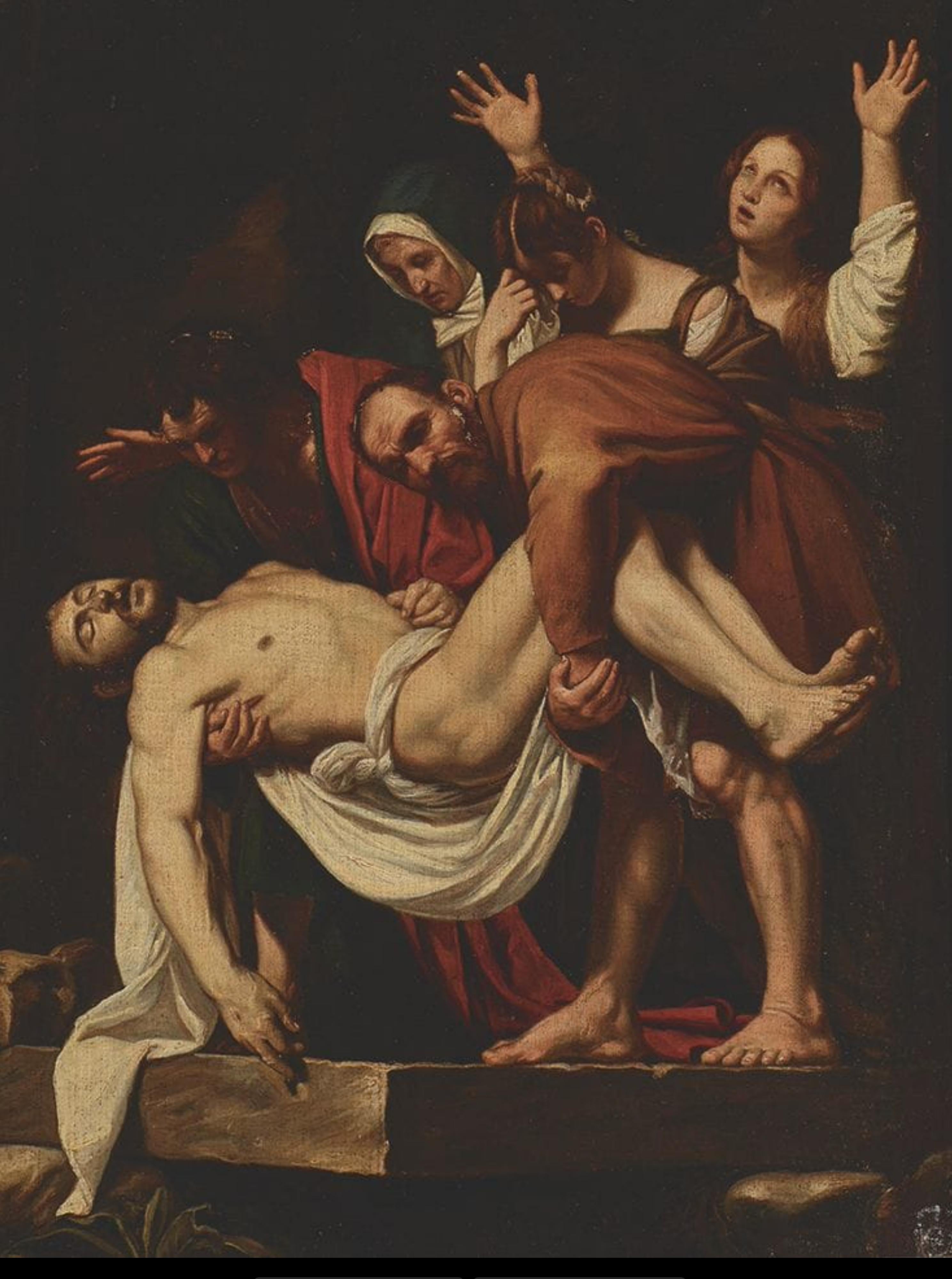XVIIIe siècle et antérieur Excellente école italienne du XVIIe siècle. D'après Michelangelo Merisi, (After) Caravaggio en vente