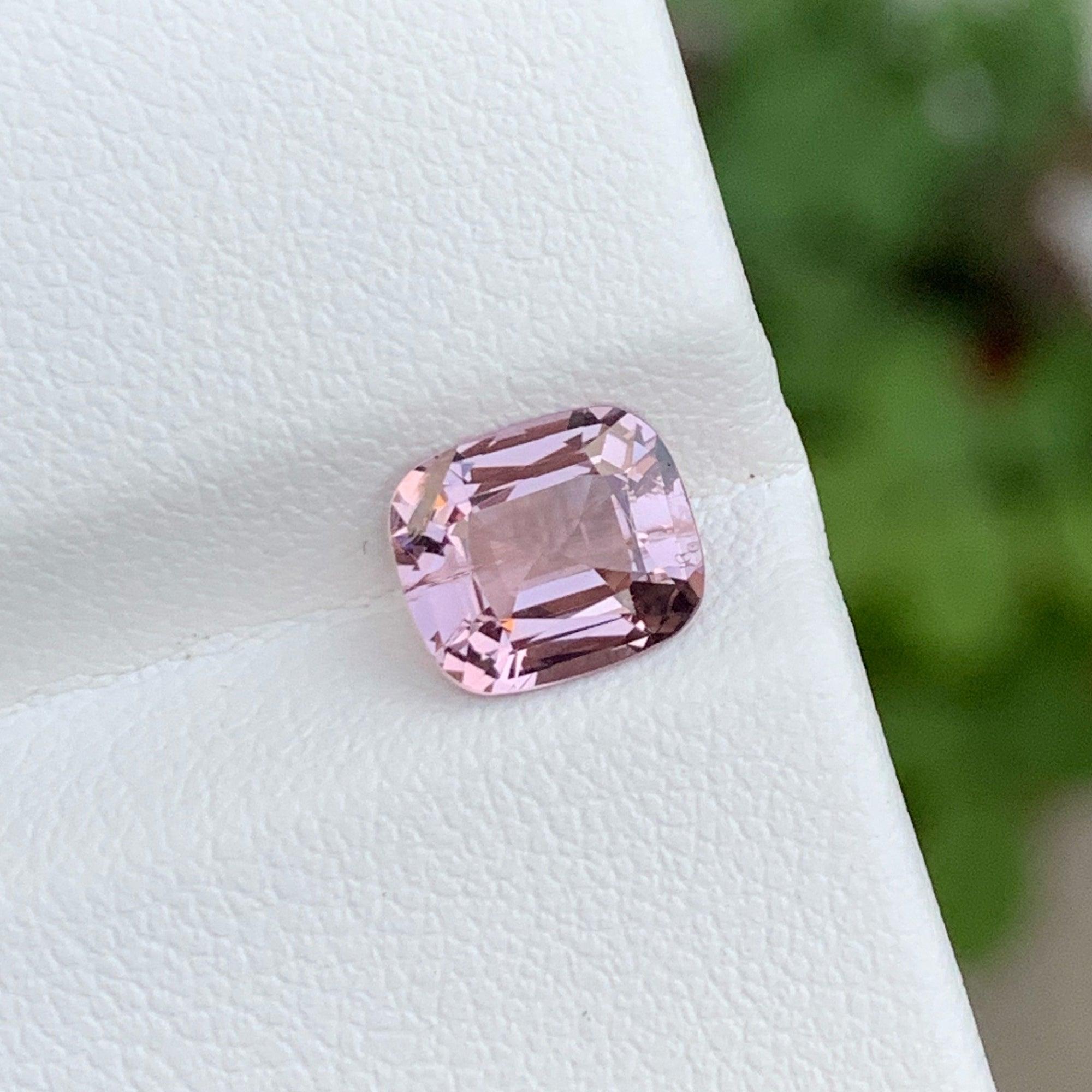 Excellent Bright Pink Cut Spinel Gemstone of 1.85 carats from Burma has a wonderful cut in a Cushion shape, incredible Pink color. Great brilliance. This gem is Eye Clean Clarity.

Product Information:
GEMSTONE TYPE:	Excellent Bright Pink Cut Spinel