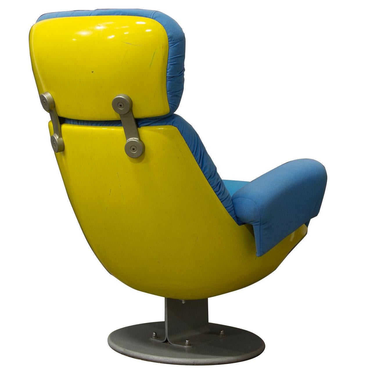 Excellent Comfortable Cinema Chair from a Cinema in Paris, circa 1970