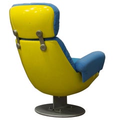 Excellent Comfortable Cinema Chair from a Cinema in Paris, circa 1970