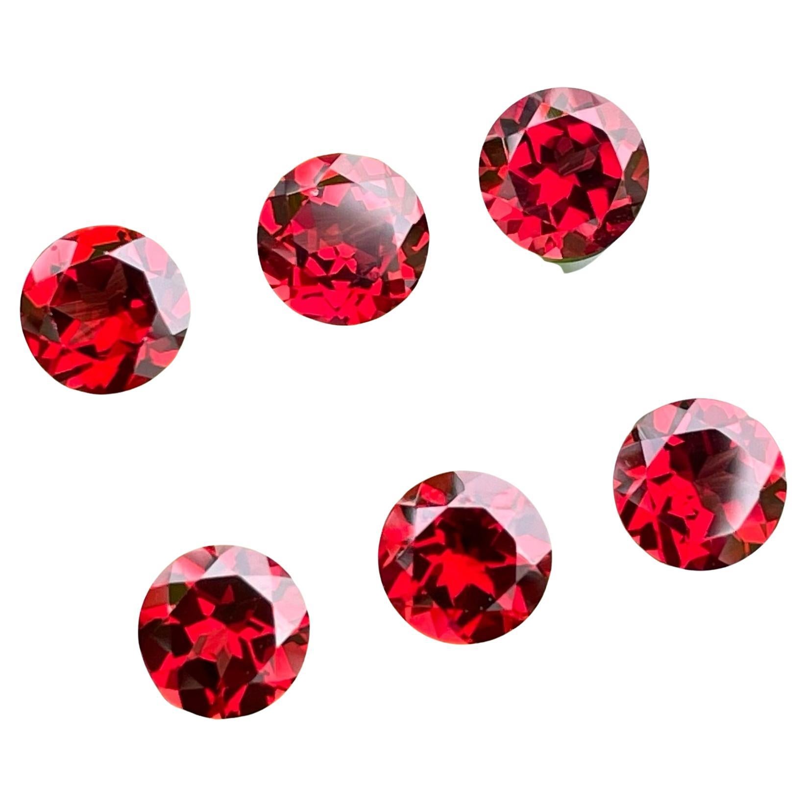 Excellent Cut Red Garnet Stone Natural Malawi Garnet for Jewelry Making 13.50 Ct For Sale