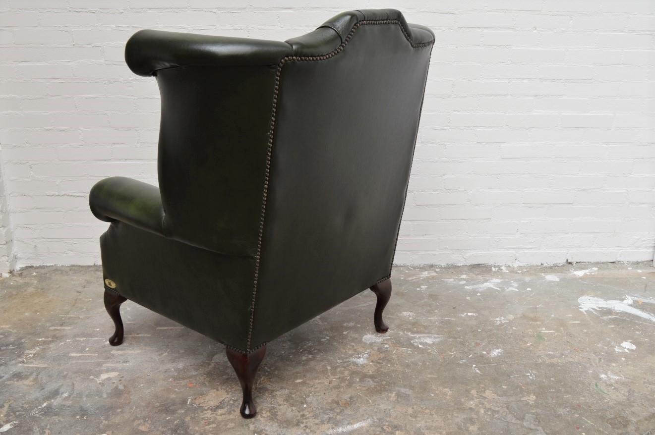 Excellent Delta Chesterfield Wingchair  For Sale 7