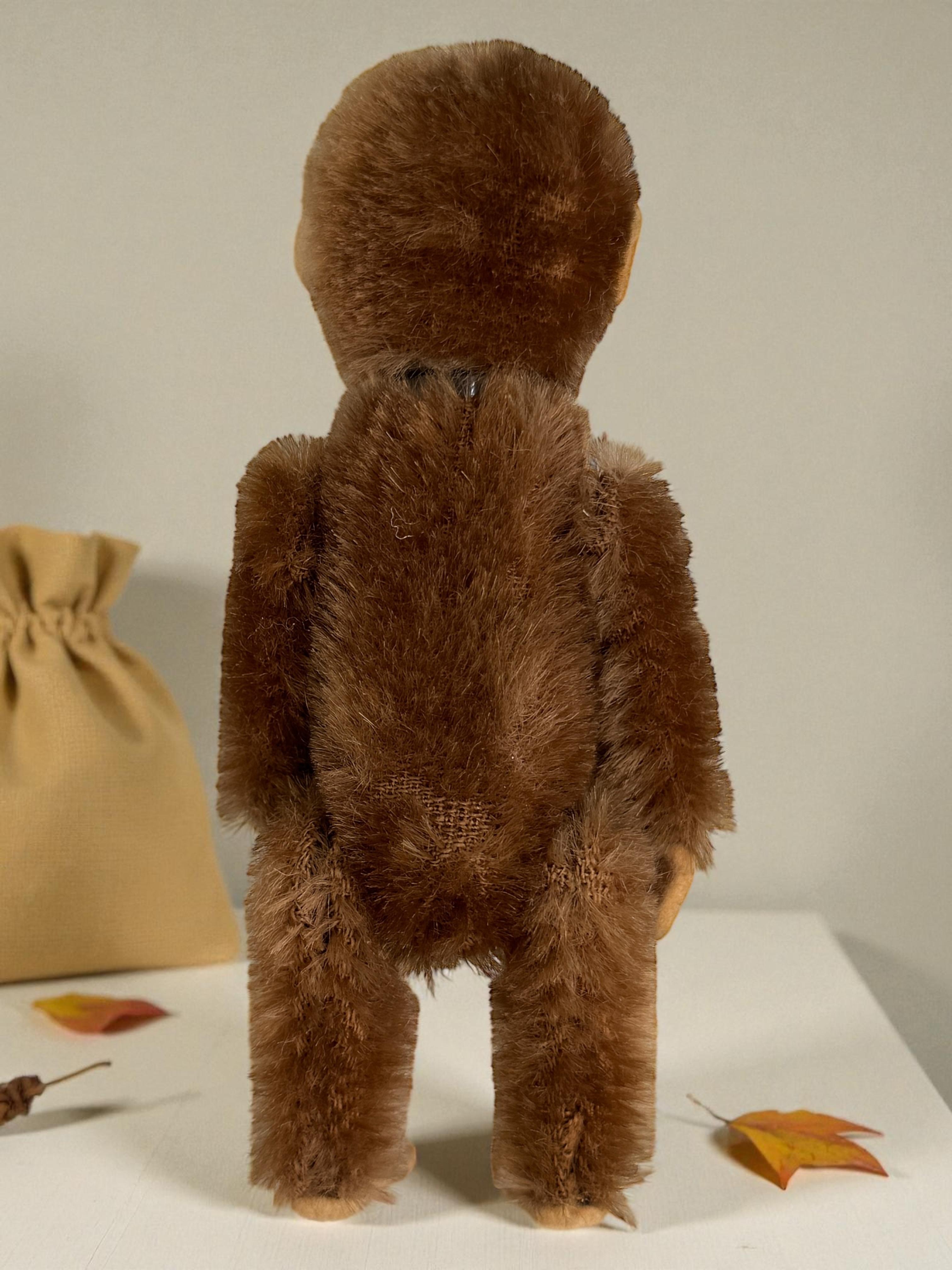 Excellent Early 1900's Schuco Monkey with Secret Perfume Holder For Sale 6