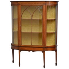 Excellent Edwardian Display Cabinet, Vitrine