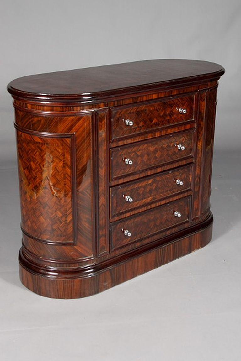 Legno Eccellente commode/sideboard da bar francese in stile Art Déco in vendita