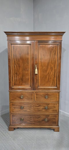 Excellent  Inlaid linen Press