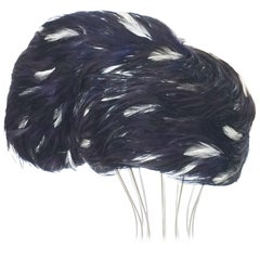 Vintage Excellent Jack McConnell Feathered Hat 