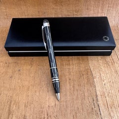Excelente Como Nuevo Montblanc StarWalker BLACK MYSTRERY Bolígrafo Juego Completo