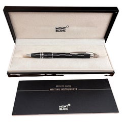 Excellent comme neuf Montblanc StarWalker BLACK MYSTRERY Stylo à bille Parure complète