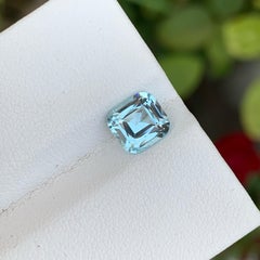 Excellent Loose Aquamarine 1.70 Carats Loose Gemstones for Ring Jewelry