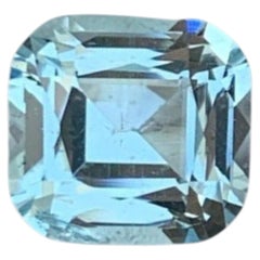 Ausgezeichneter loser Aquamarin 1,70 Karat Lose Edelsteine für Ringschmuck