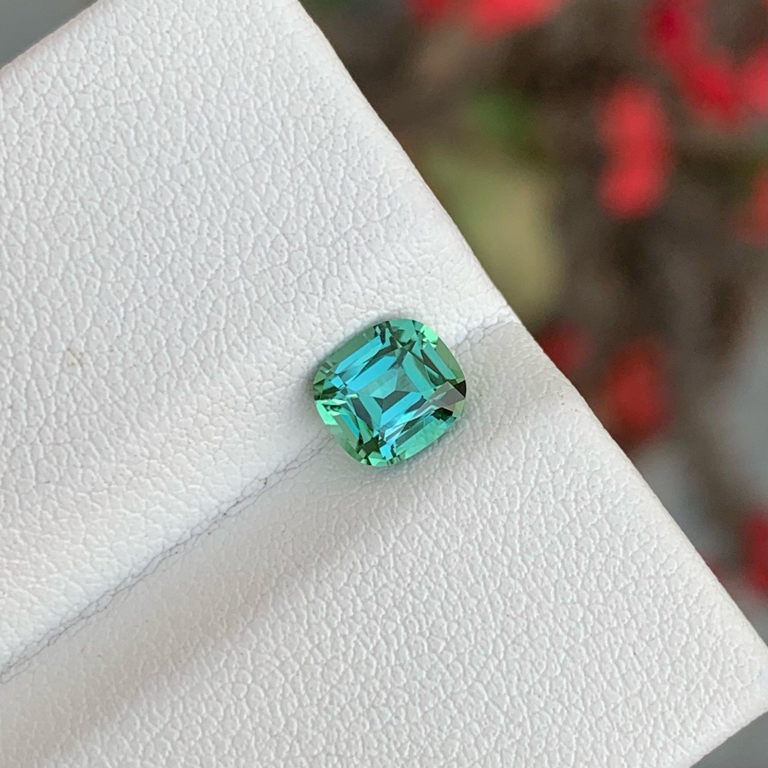 Excellent Mint Green Loose Tourmaline Stone, Available For Sale At Wholesale Price Natural High Quality 1.05 Carats Eye Clean Clarity Untreated Tourmaline From Afghanistan.

Product Information:
GEMSTONE TYPE:	Excellent Mint Green Loose Tourmaline