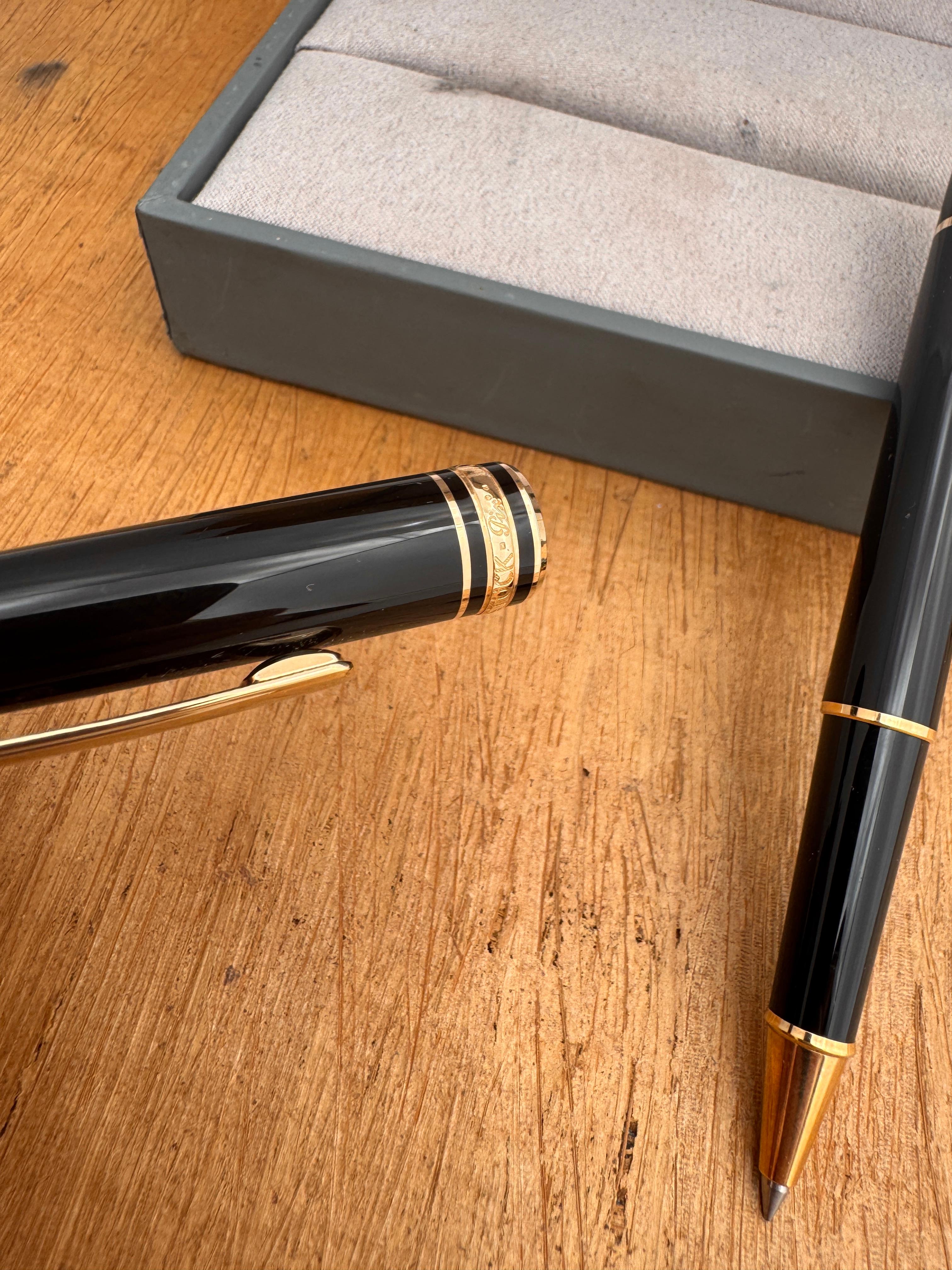 Ausgezeichnete MONTBLANC Meisterstuck Rollerball Pen SAPPHIRE UNICEF Stift Boxed im Angebot 6