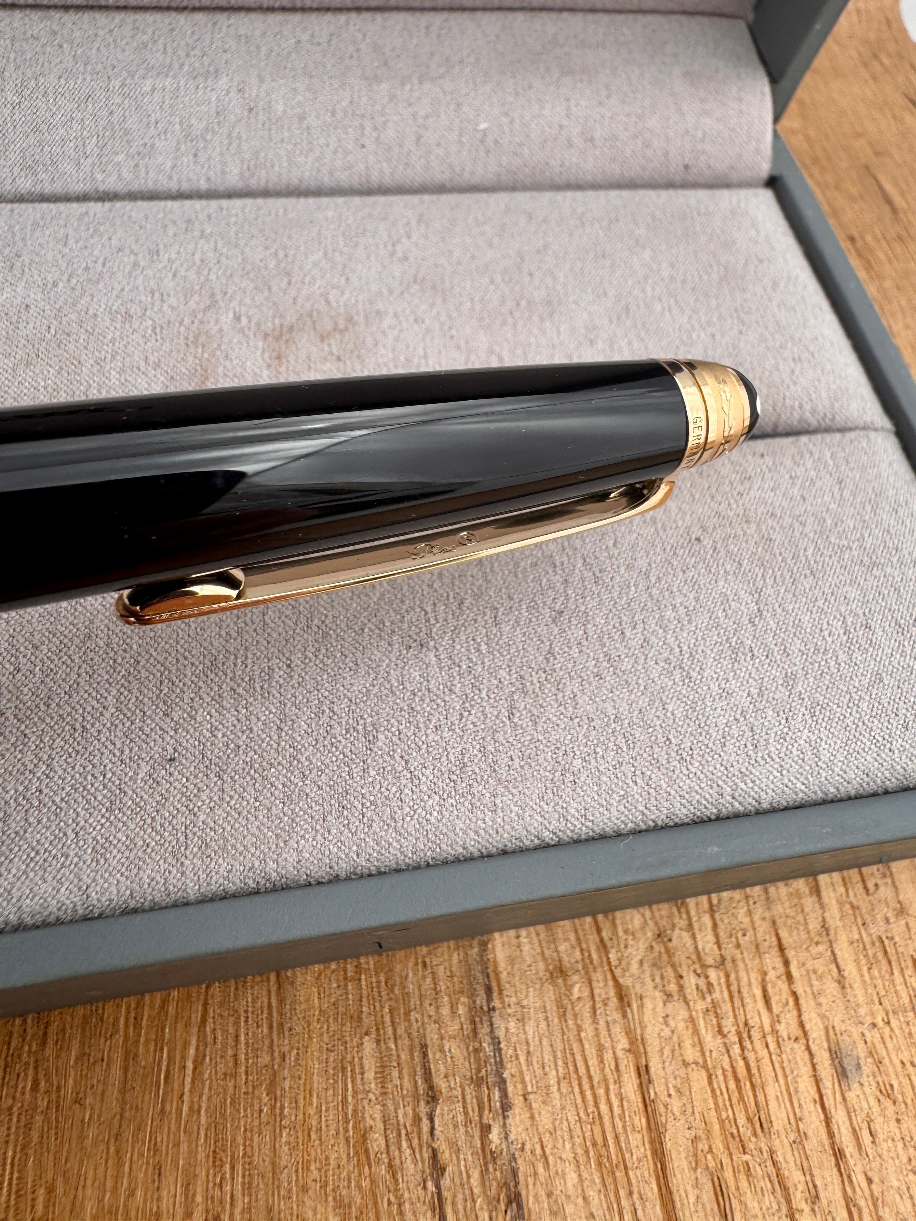 Ausgezeichnete MONTBLANC Meisterstuck Rollerball Pen SAPPHIRE UNICEF Stift Boxed im Angebot 4