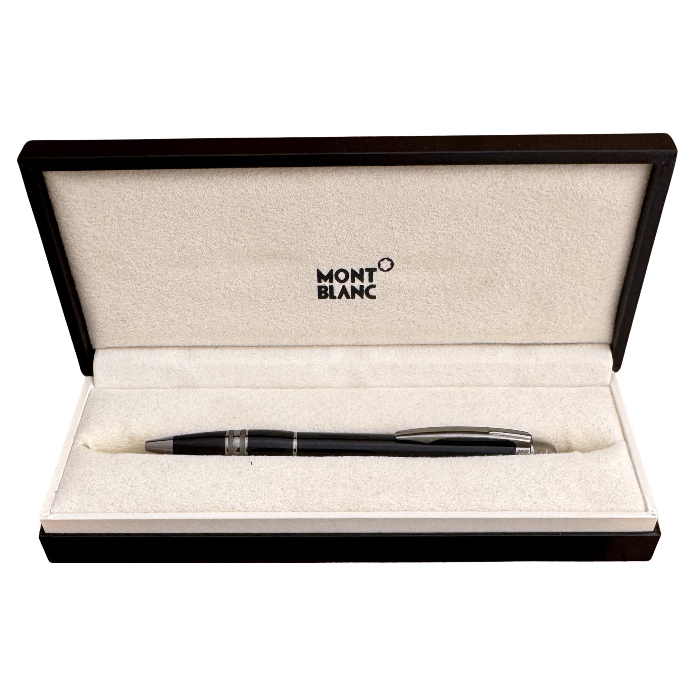 Excellent Stylo à Bille MONTBLANC Starwalker Midnight Black Dans sa Boîte d'Origine