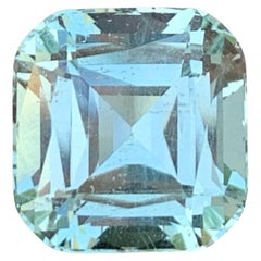 Ausgezeichneter natürlicher Aquamarin aus Pakistan 8,80 Karat Aquamarin Ring