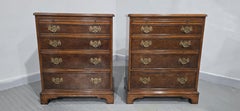 Excellent Pair Burr Walnut Chests of Drawers