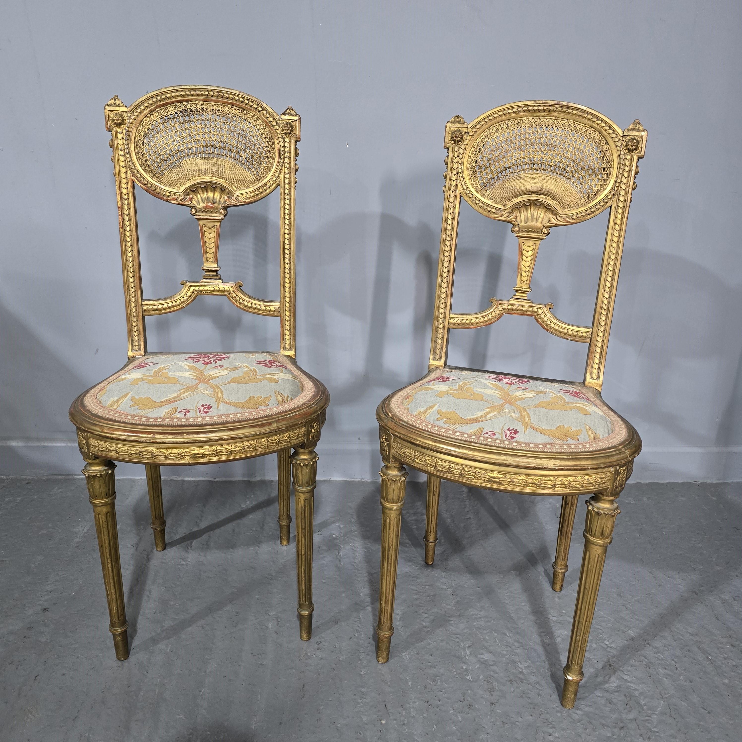Excelente par de sillones de tocador franceses en Bueno estado para la venta en Swadlincote, GB