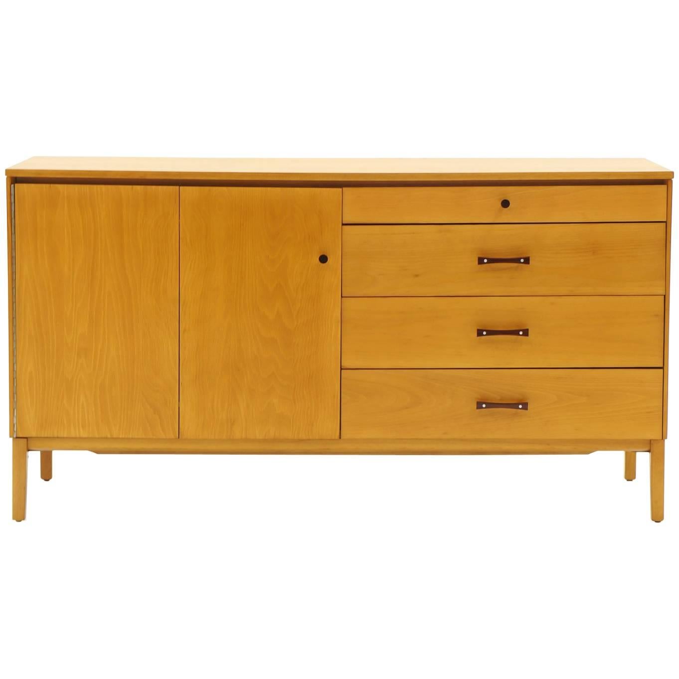 Excellent Paul McCobb Perimeter Group Cabinet or Dresser, Rosewood Pulls