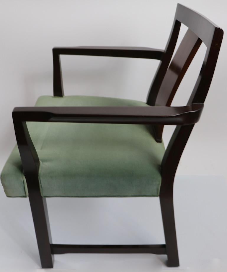 Excellent Set of 8 Dunbar Dining Chairs designed by Wormley 4