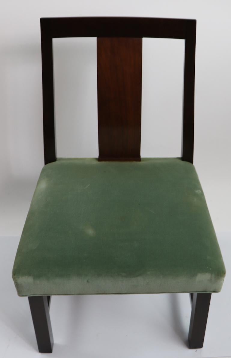Excellent Set of 8 Dunbar Dining Chairs designed by Wormley 6