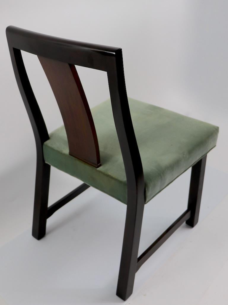 Excellent Set of 8 Dunbar Dining Chairs designed by Wormley 8