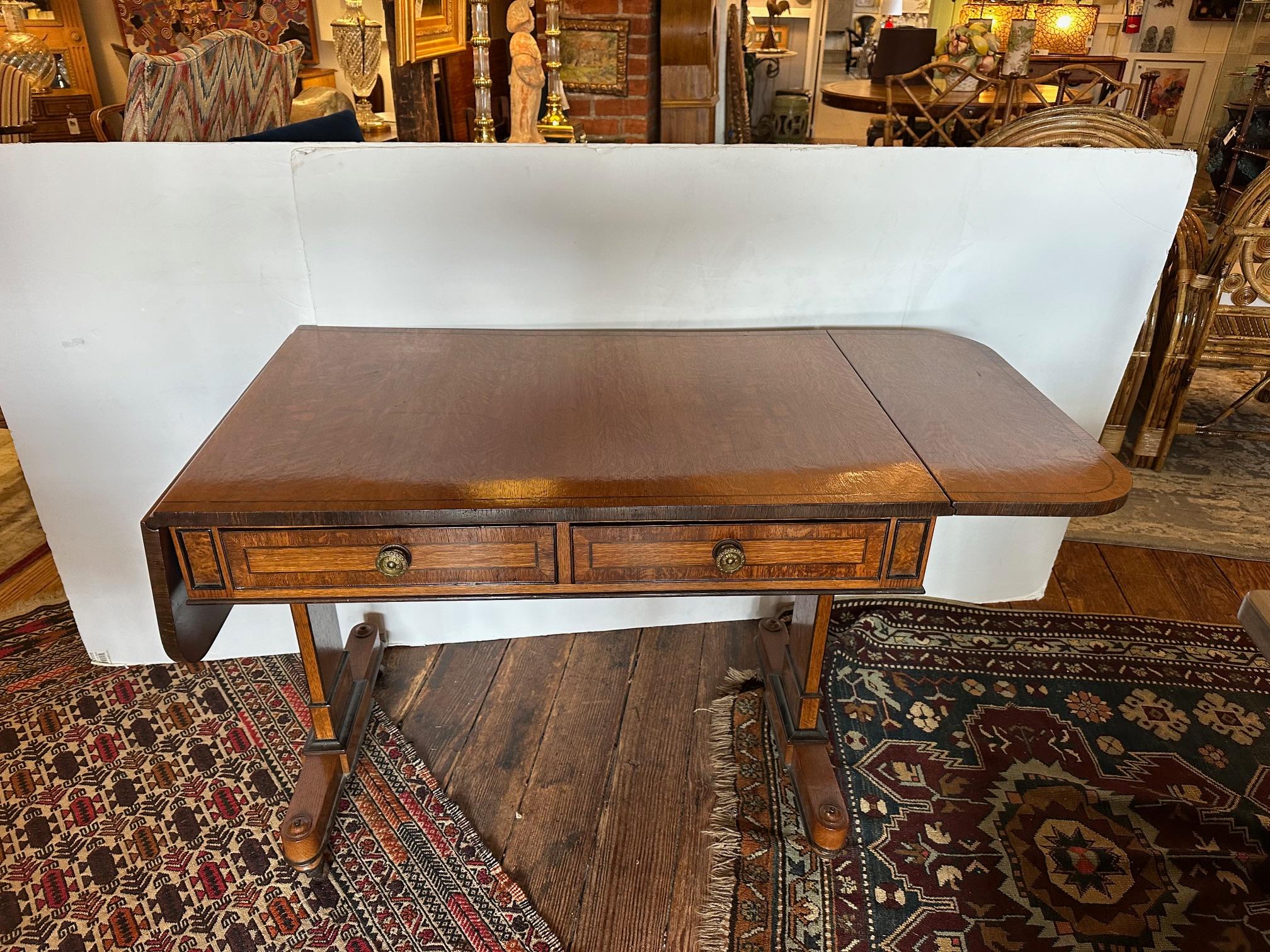 Excellent Vintage Drop Leaf Desk or Side Table For Sale 4