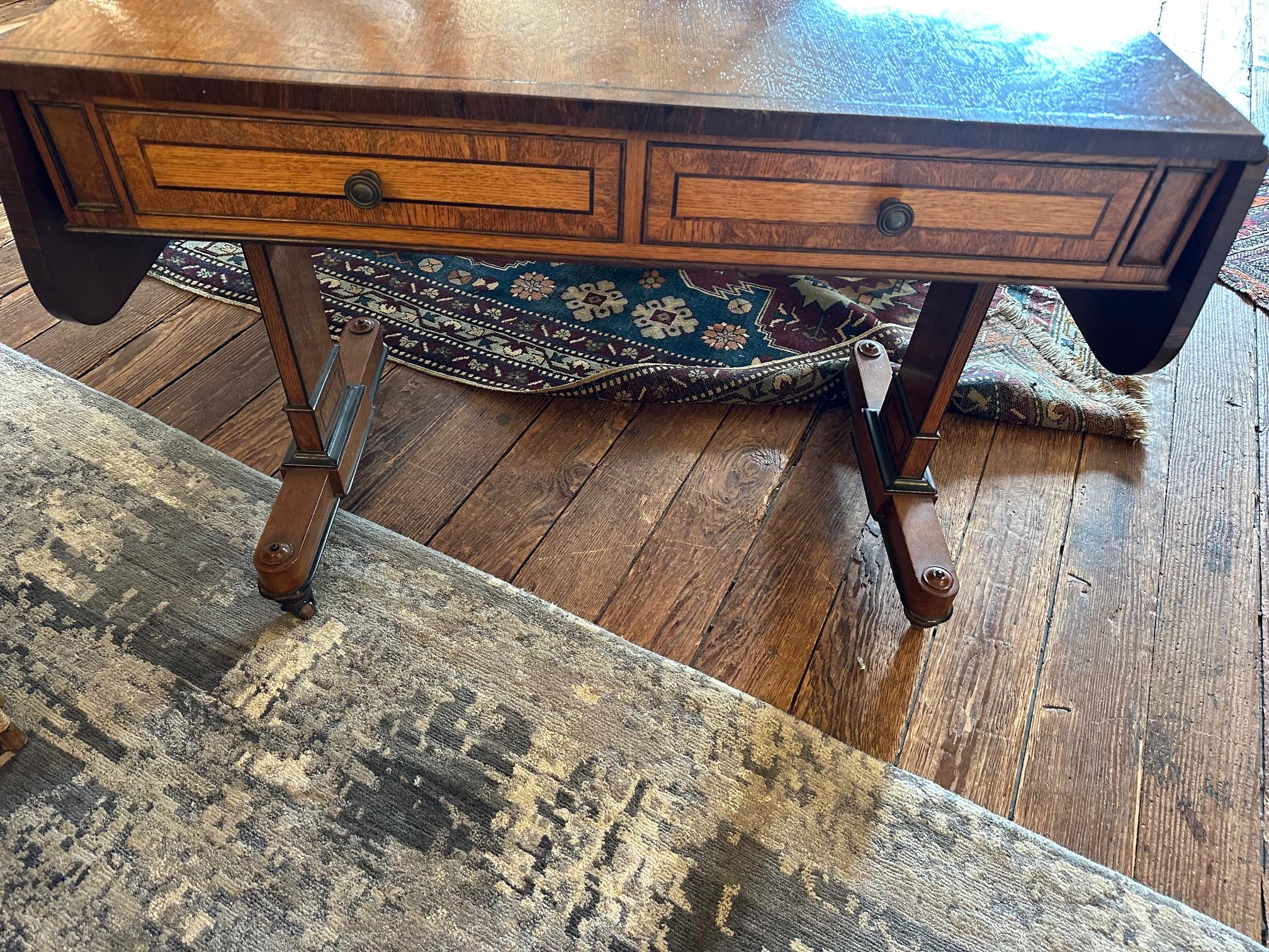 Excellent Vintage Drop Leaf Desk or Side Table For Sale 7