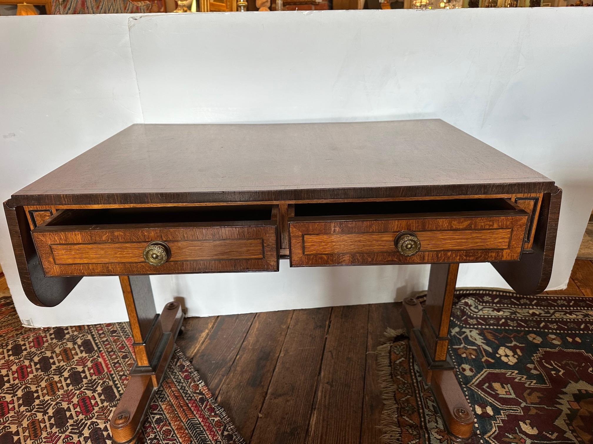 Excellent Vintage Drop Leaf Desk or Side Table For Sale 1