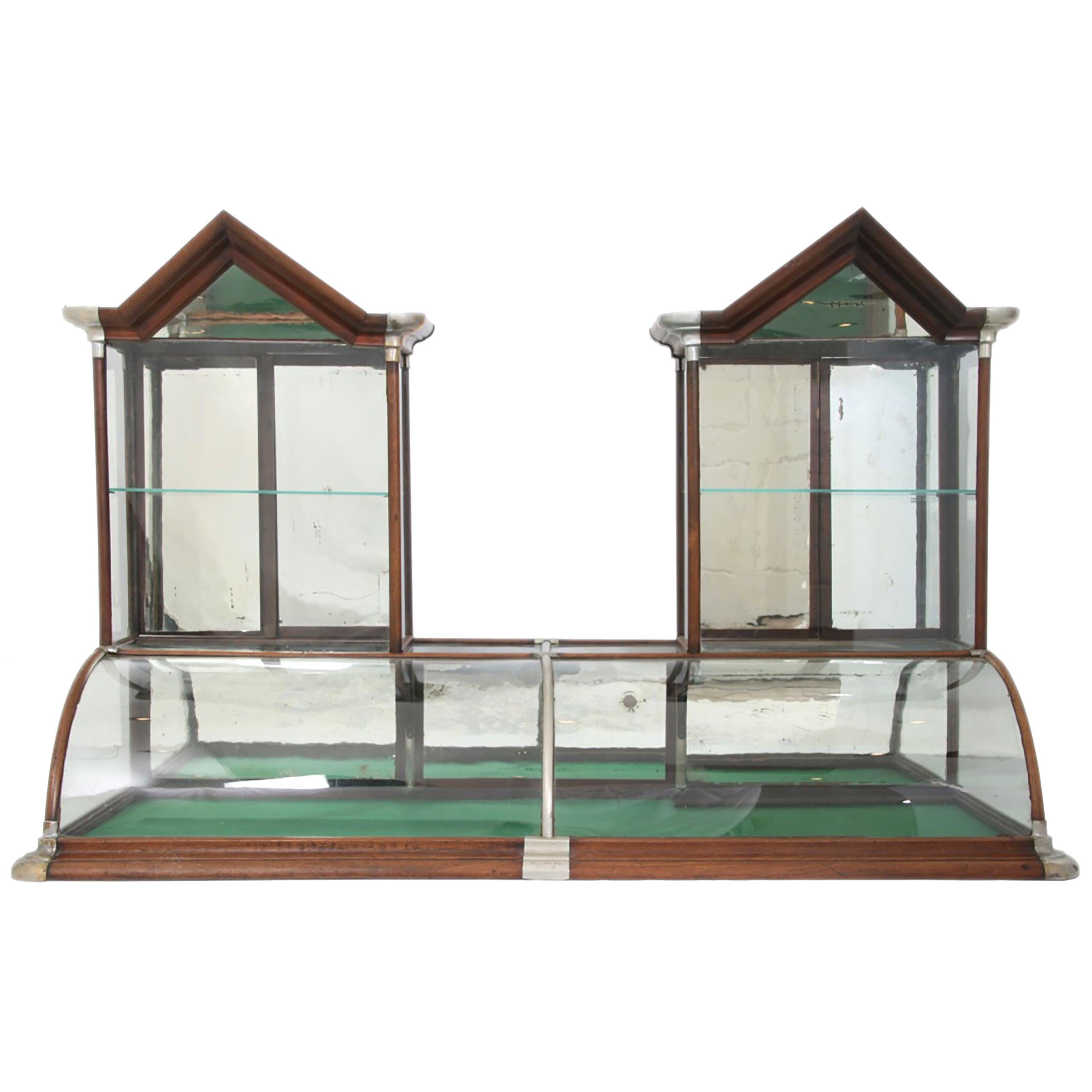 Excelsior Double Tower Steeple Display Case For Sale