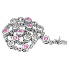 Pulsera de oro Excelsior- Zafiros rosas
