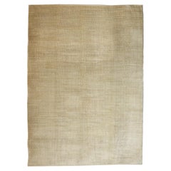Orley Shabahang "Excelsior" Contemporary Persian Rug, Cream & Gray, 10x14