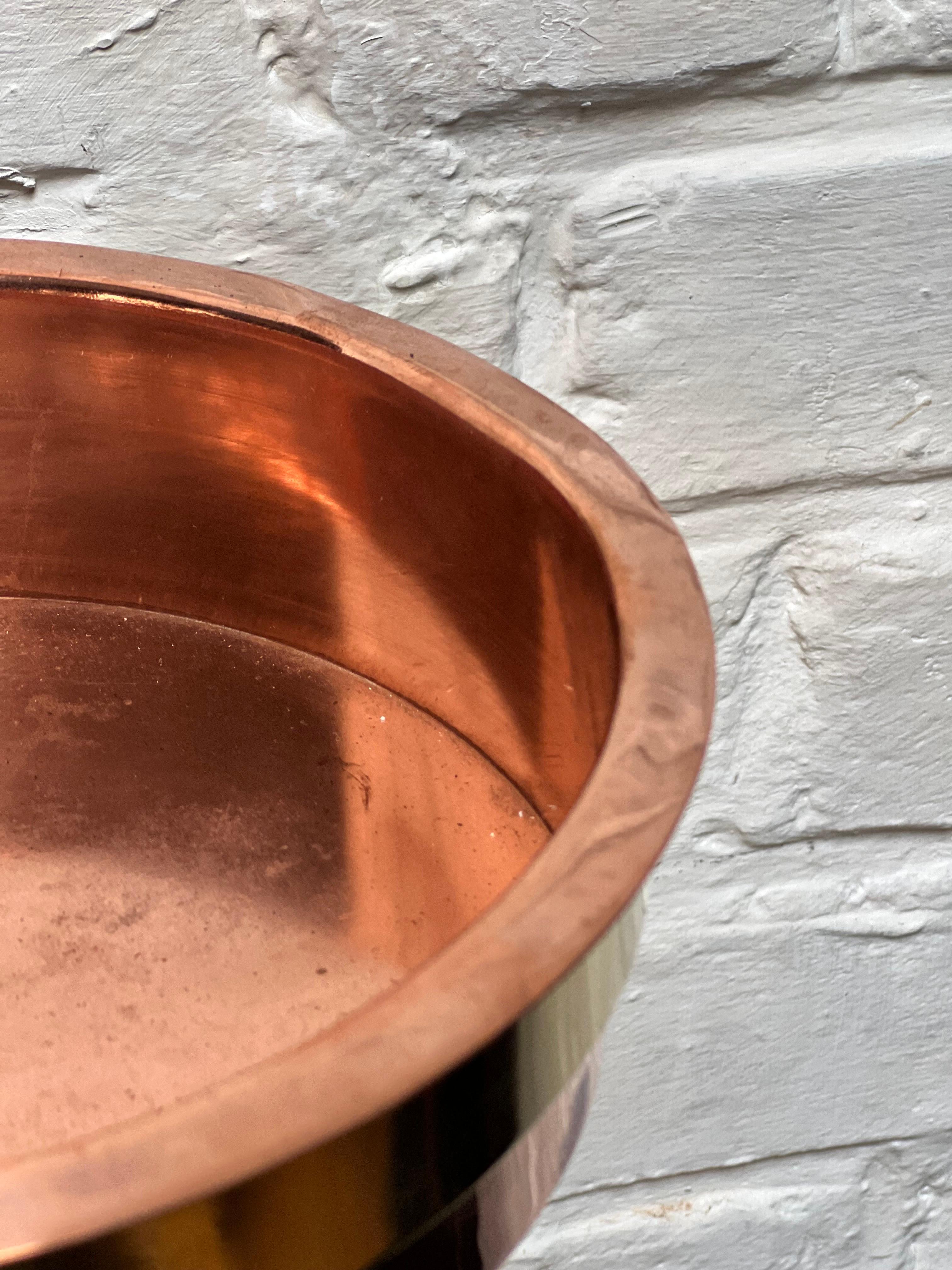 Swedish Excepcional Brass and Copper Wall Ashtray by Hans Agne Jakobsson, Sweden 1960s For Sale