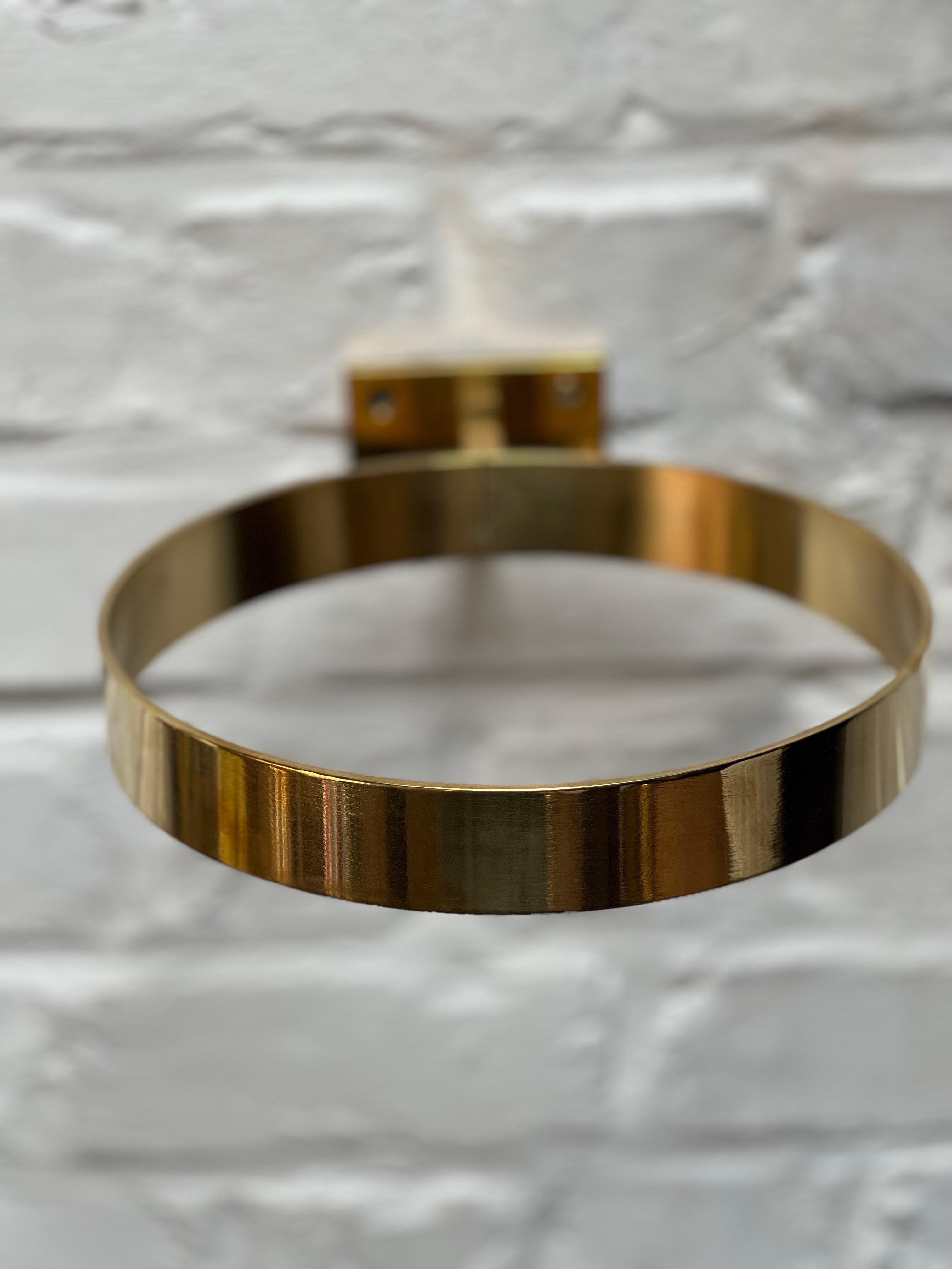 Excepcional Brass and Copper Wall Ashtray by Hans Agne Jakobsson, Sweden 1960s For Sale 3