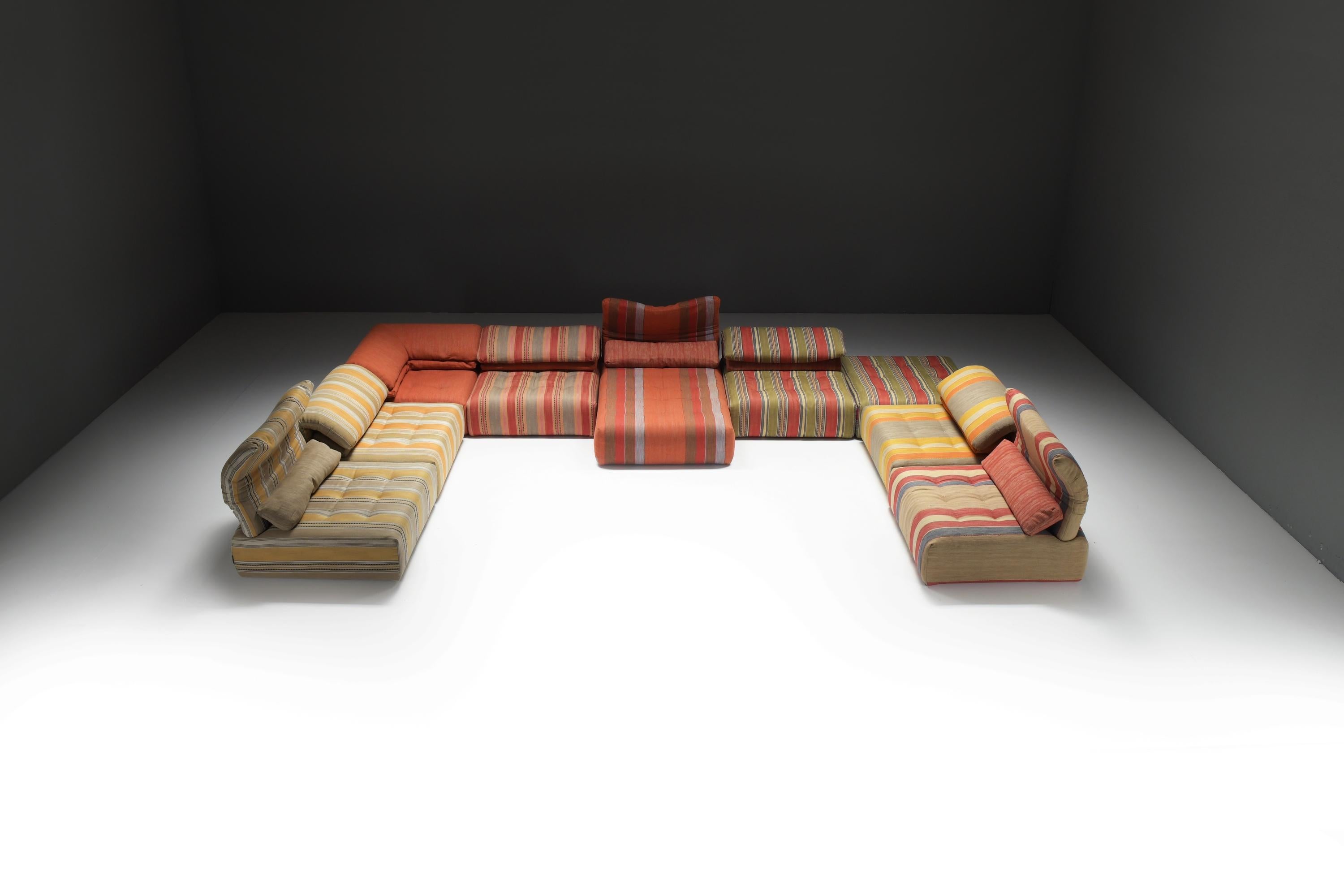 Mid-Century Modern Exceptionnel canapé XL Voyage Immobile 'Carpe Diem' de Roche Bobois France