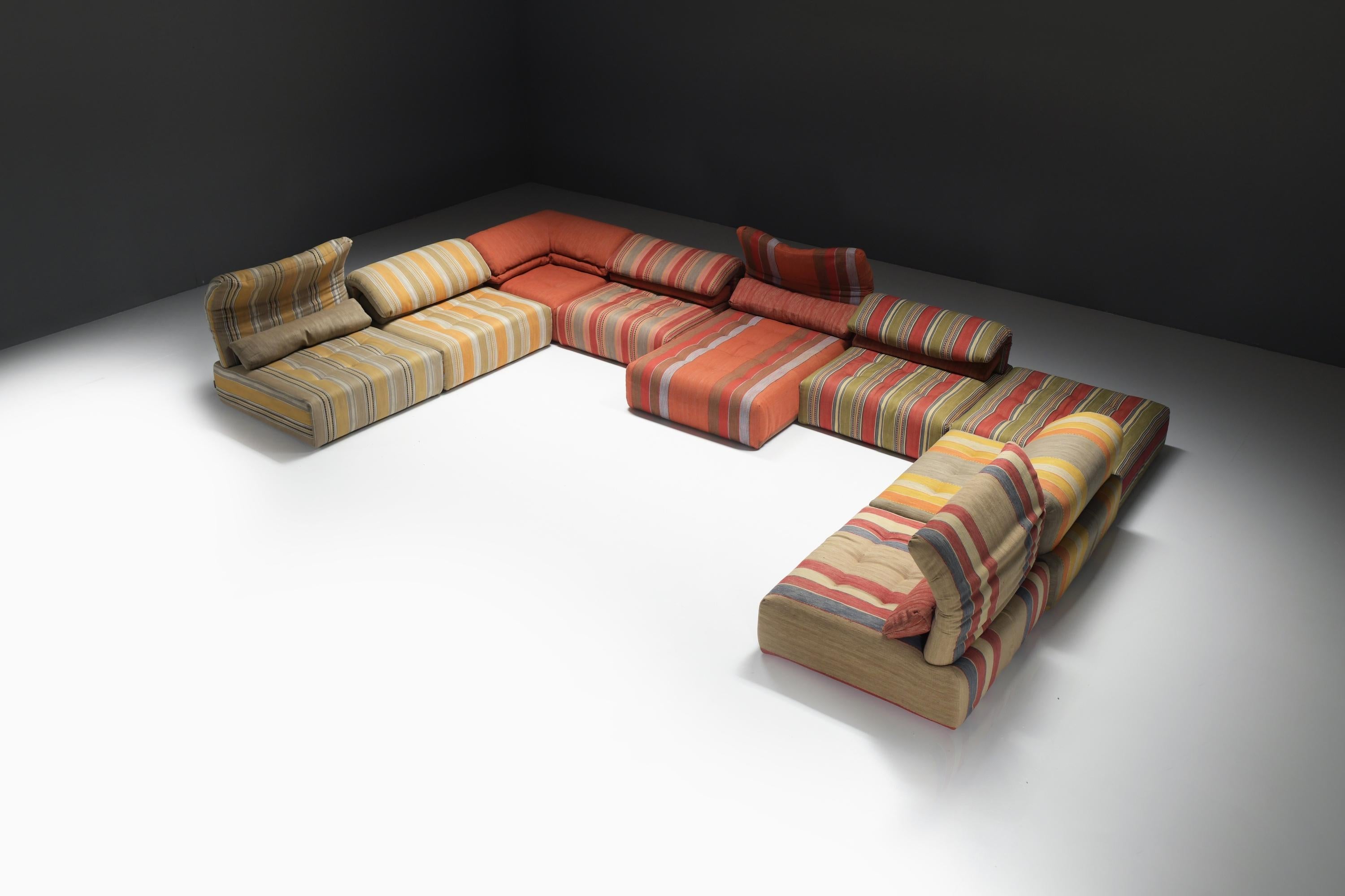 Exceptionnel canapé XL Voyage Immobile 'Carpe Diem' de Roche Bobois France Bon état à Buggenhout, Oost-Vlaanderen