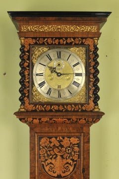 Exception Marquetry Longcase Tall Case Clock, Christopher Gould, London