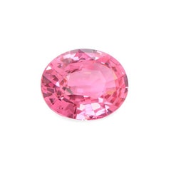 Excepción Espinela rosa sin tratar de 2,98 quilates, con certificado suizo