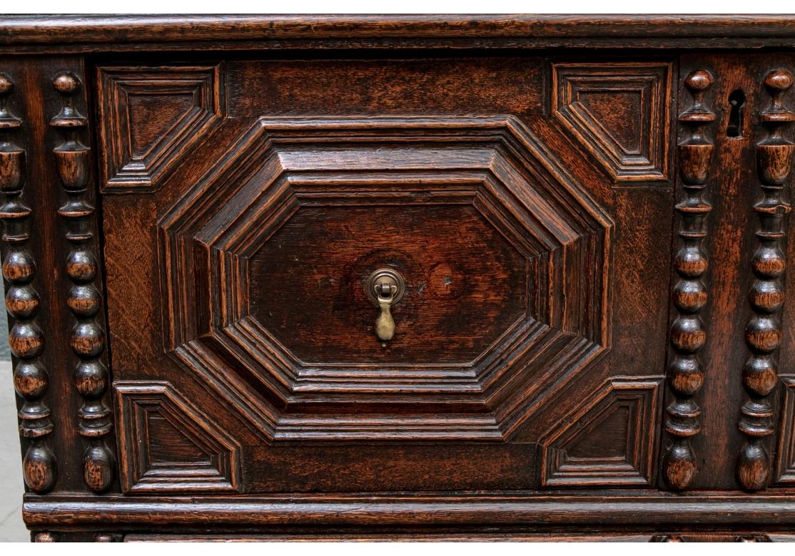 Exceptional 17th-18th Century Elaborately Carved Chest of Drawers 5