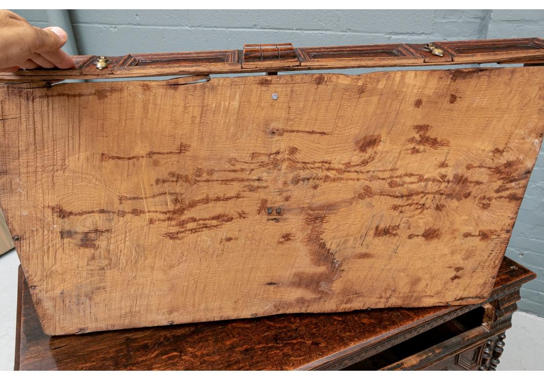 Exceptional 17th-18th Century Elaborately Carved Chest of Drawers 10