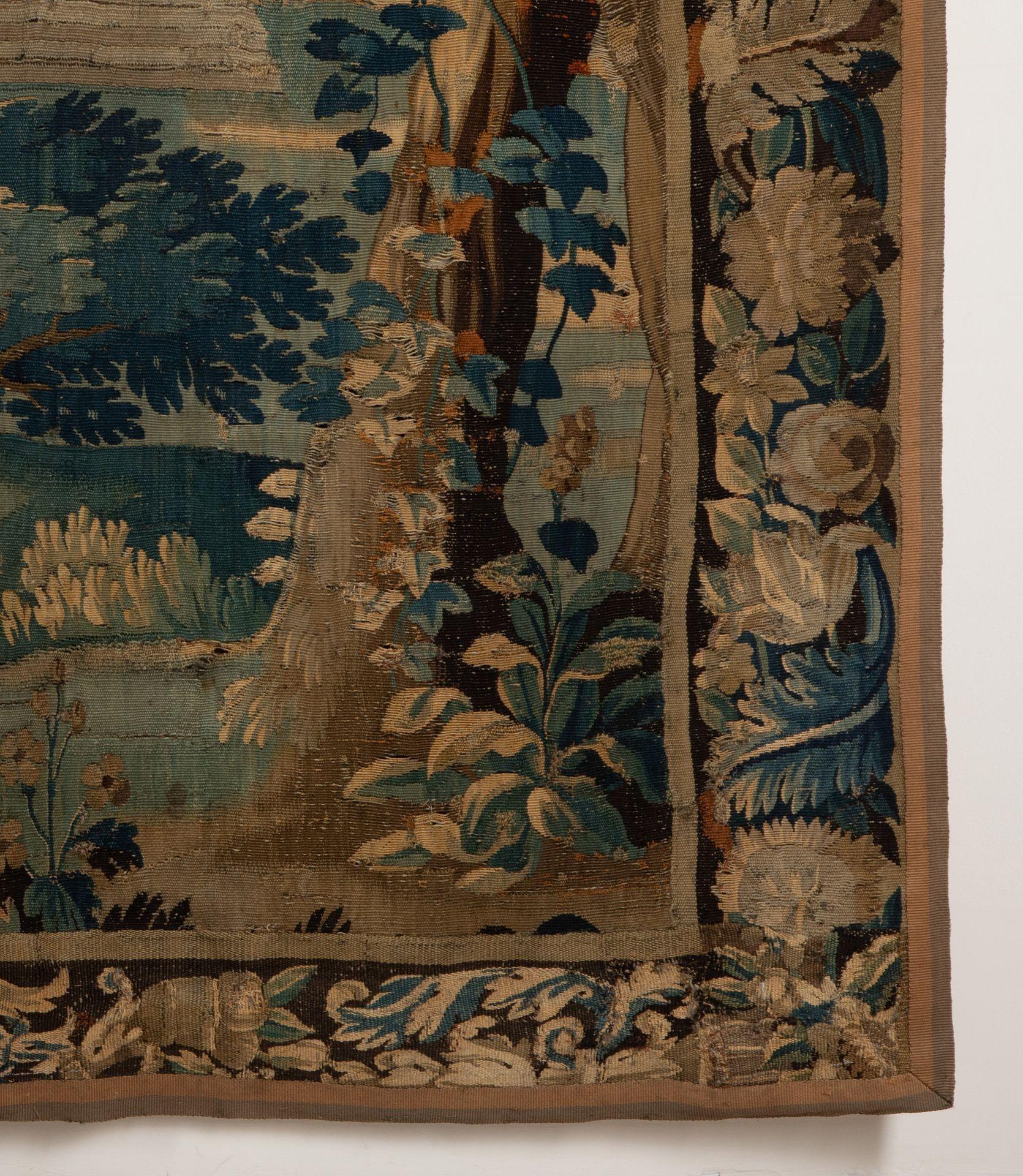 Außergewöhnlicher Aubusson-Wandteppich-Wandbehang aus dem 17. Jahrhundert im Angebot 1