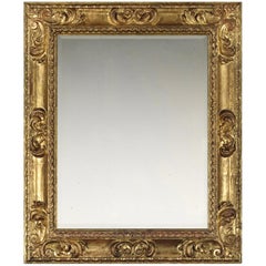 Exceptional 17th Century Carved Spanish Baroque Frame, with Choice of Mirror
