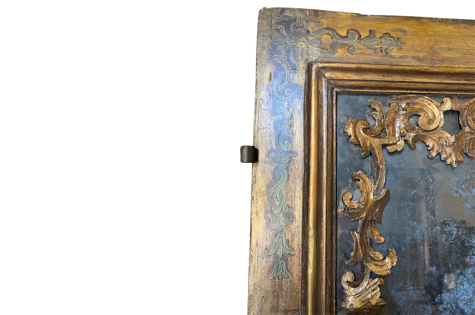 Wood Exceptional 17th Century Italian Pair of Doors For Sale
