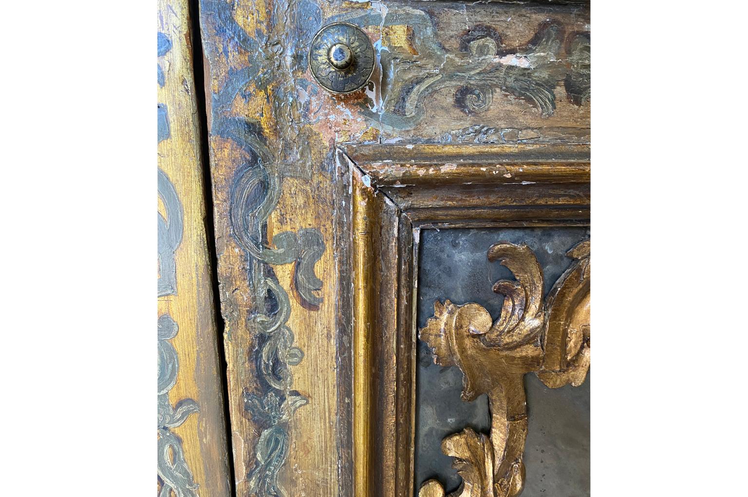 Exceptional 17th Century Italian Pair of Doors For Sale 4