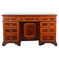 Exceptional 18th C Crossbanded Desk by T. Willson, 68 Great Queen St. London