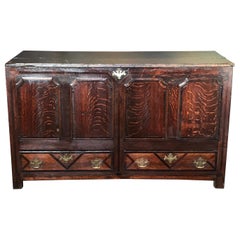 Exceptional 18th Century British Inlaid Mule Chest