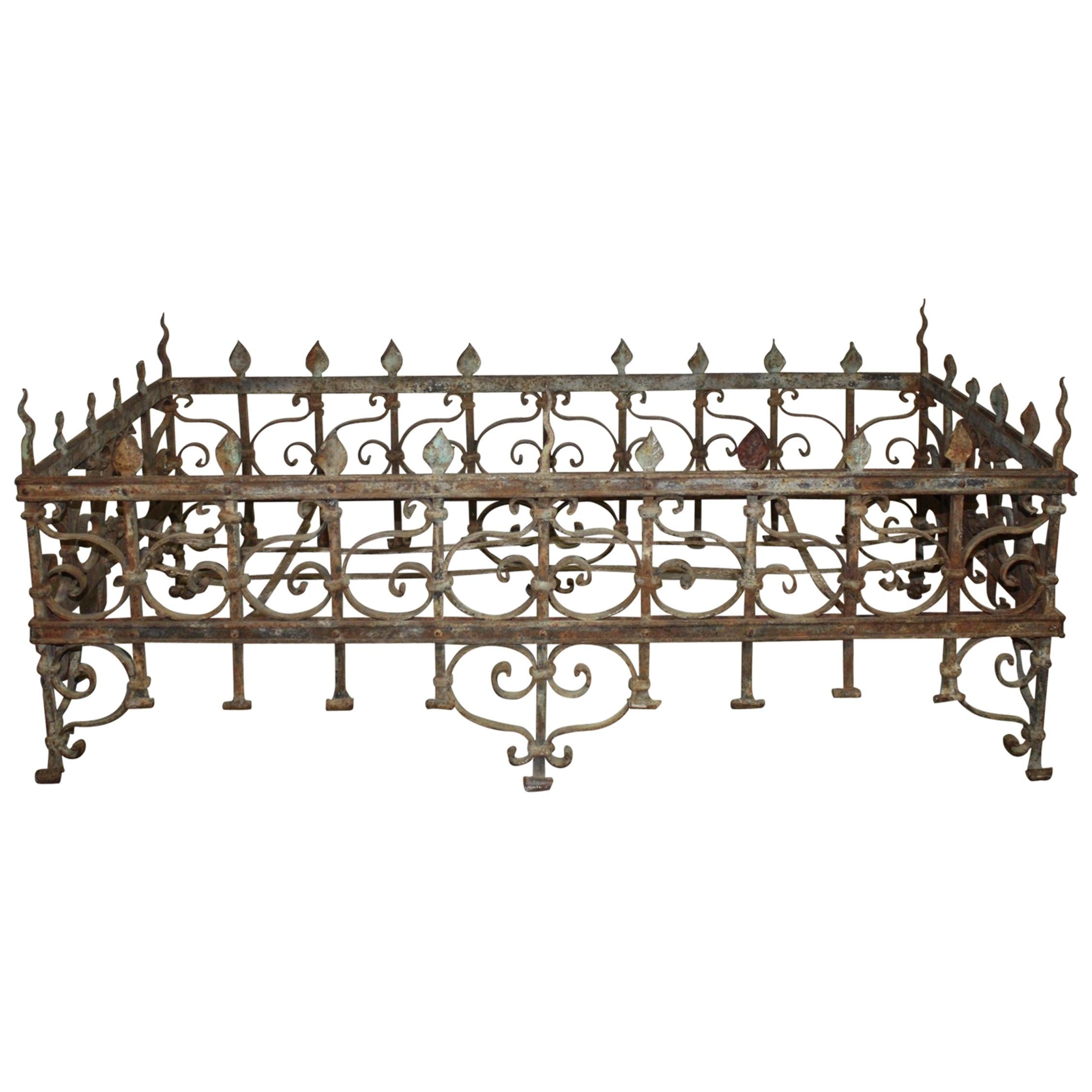 Exceptional 18th Century French Iron Planter