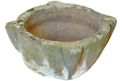 Exceptional 18th Century French Stone Baptismal Font